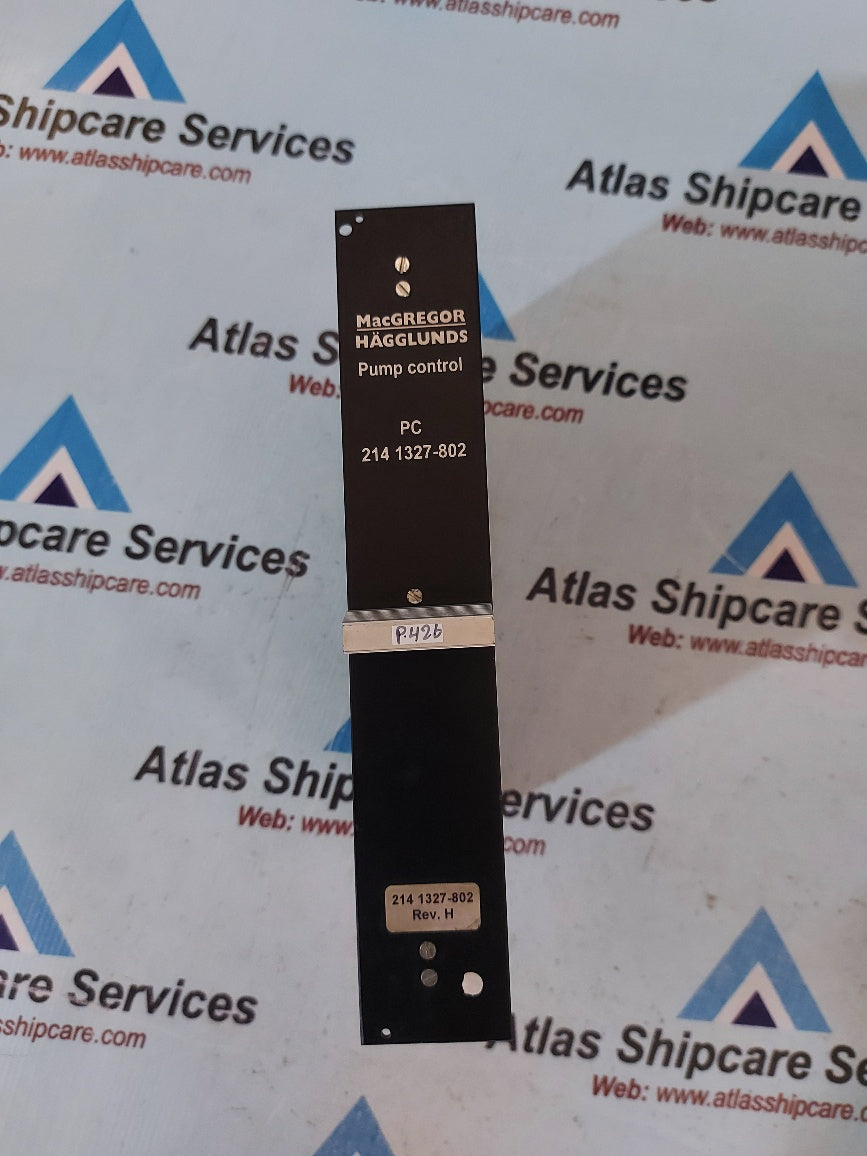 Macgregor Hagglunds PC 214 1327-802 Pump Control Pcb Card